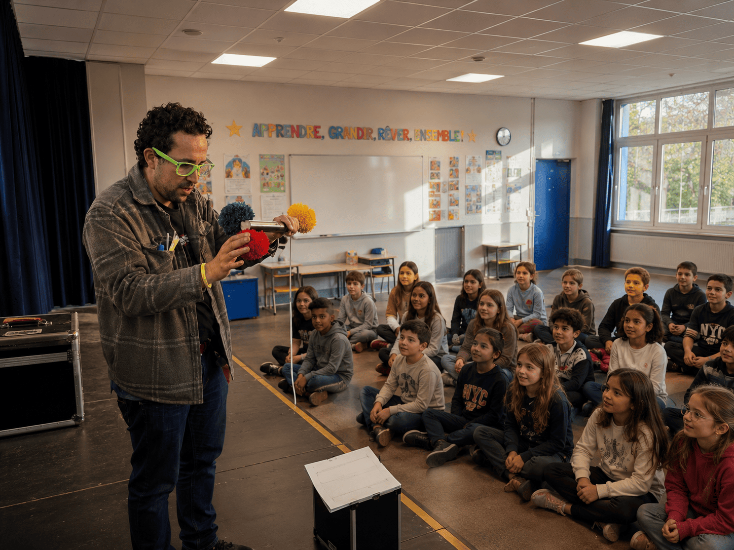 Nicolas Cardin magicien en représentation à Bordeaux